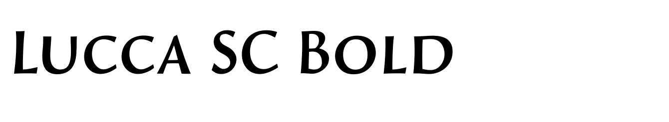 Lucca SC Bold